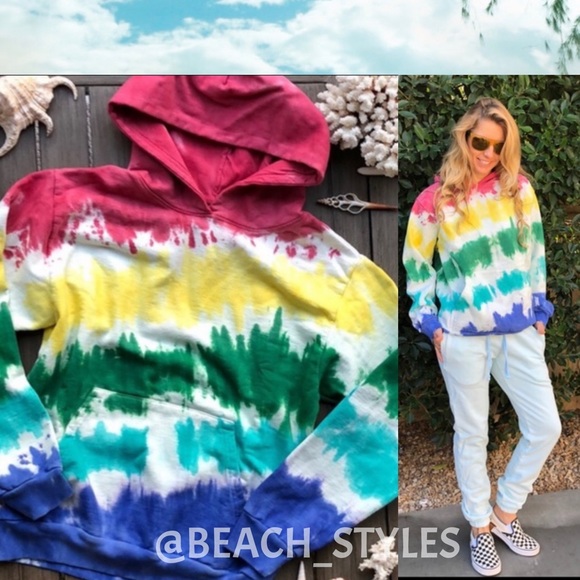 🌴🔆TALENTLESS- TIE-DYE HOODIE SWEATSHIRT🔆🌴 - Picture 2 of 14